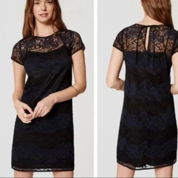 chinese dress ladies Lindsey Three Layer Flower Lace Dress